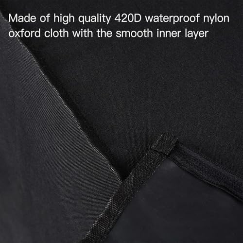 Funda Universal para PC, Cubierta Antipolvo Impermeable de Nylon con Cremallera para Gabinete Mid Tower de 62x26x52 cm miniatura 3