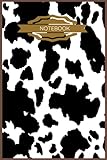 Oreo Cow Checker Print Composition Notebook: 100 College Ruled Pages