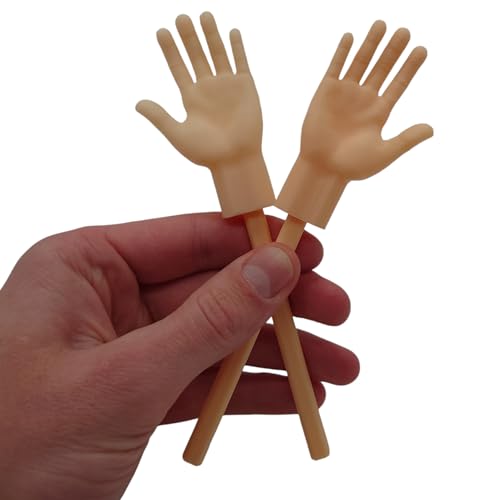 Tiny Hands - Petites mains amusantes avec manche - Article amusant - Marionnettes à doigts