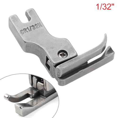 Prensatela compensador 1/32 pulg para máquina industrial miniatura 5