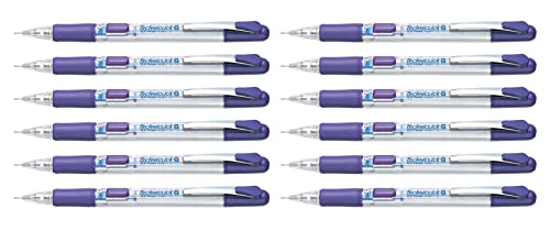 Porte-mines Pentel Techniclick 0,7 mm violet par 12 idéal pour la rentrée et le bureau