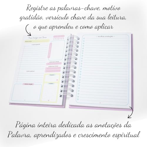 Caderno Devocional Evangélico/Planner De Estudos Bolinhas