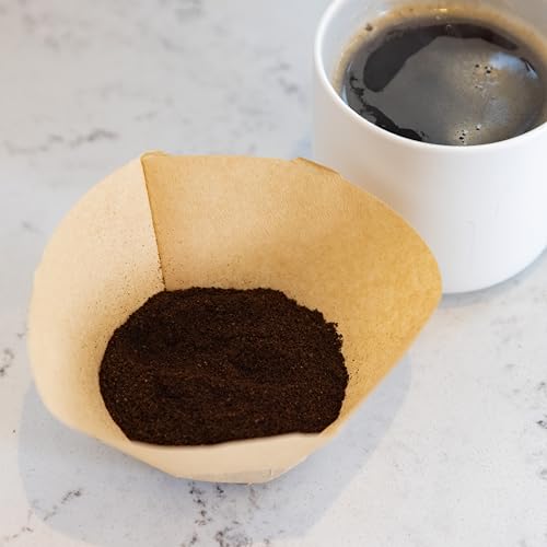 Filtropa Papel de Filtro de Café, 100% natural sin blanquear, marrón, size 4, 100 unidades