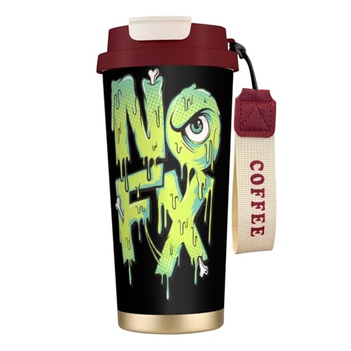 タンブラー コーヒー NOFX ノーエフエックス 水筒 ステンレス ボトル 魔法瓶 オフィス マグカップ カフェマグ 車用 マグボトル 真空断熱 保温 保冷 ふた付き 直飲み 広口 漏れない 二重構造 持ち運び 500ml