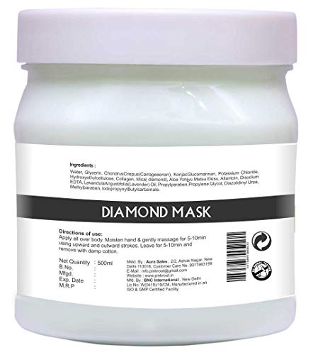 Image of Pink Root Aloe Vera Mask 500gm with Diamond Mask 500gm