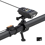 SVBONY SVGo C1 Telecamera per Bicicletta 5 in 1, Dotato di Localizzatore GPS, Tachimetro, Luce, Dashcam, Clacson, Action Camera 4K/30FPS, EIS a 6 assi e Supporto App (con scheda TF da 64 GB)