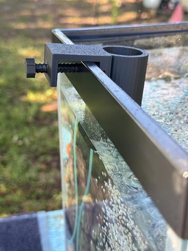 Image of The Tube 3D Printed Aquarium Plant Holder - Pothos & Stemmed Plants - Aquascaping & Fish Tank Tool Holder for 10-200 Gallon Rimmed Tanks
