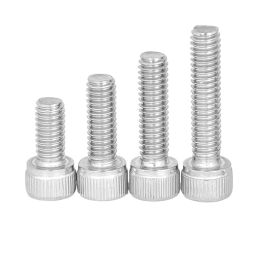 Vis à tête creuse six pans creux M6 inox 304 pour fixation mécanique et bricolage DIN912