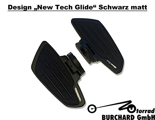 New Tech Glide Driver Running Boards Foot Pegs Black Kawasaki VN 900 Vulcan Custom