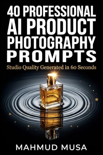 40 Professional AI Product Photography Prompt: Studio Quality Images Generated