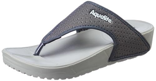 Aqualite Women FF-19 Slipper, Grey, 7 UK/India (B0D95XJ256) Amazon Price History, Amazon Price Tracker
