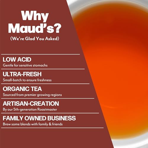 Image of Maud's Organic English Breakfast & Green Tea Pods Bundle, 48ct | Gourmet Blended Tea Leaves in Single Serve Tea Pods - Compatible with Keurig Coffee Makers
