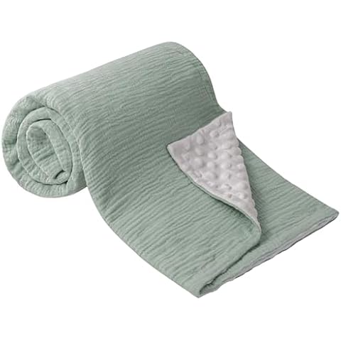 Bearmoss Baby Blanket - Sage Green Cover