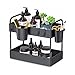Scaffale Sottolavello Organizer Sotto Lavello Portaoggetti a 2 Livelli Portaspezie Cucina Ripiano Sotto Lavandino Cestino Organizer Rack Multiuso per Bagno Camera da Letto