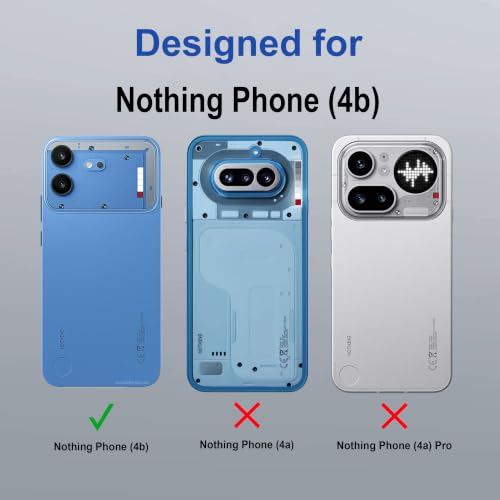 Image of Zapcase Back Case Cover for Nothing Phone (4b) | Compatible for Nothing Phone (4b) Back Cover | Compatible with MagSafe | Scratch-Resistant Back Cover | Clear