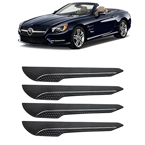 Image of AOSIS-Car Bumper Protector /Bumper Guard for MercedesBenz SL-Class with Single Chrome Stripe (4-Pcs)