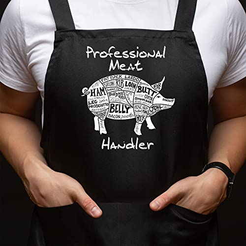 Bang Tidy Clothing Bbq Apron Funny Grill Aprons For Men Meat Handler Men’s Grilling Gifts #TOP5