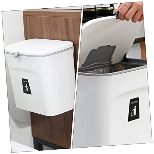 Basurero de cocina colgante MAGICLULU blanco rectangular miniatura 5