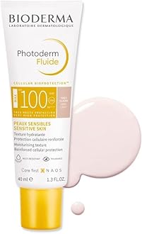 Bioderma Photoderm Max Fluide Face Sunscreen SPF 100 Very Light Tint, The maximum sensory protection Extreme conditions Sensitive skin - 40ml