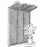 2-5/8'sp Cedar Lattice