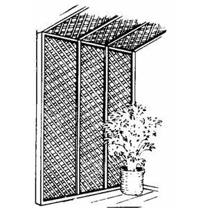 2-5/8"sp Cedar Lattice