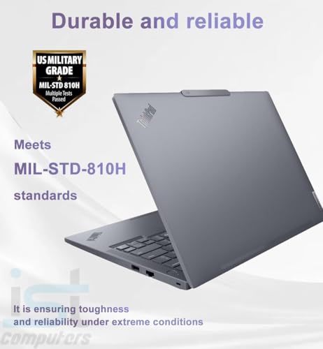 Image of Lenovo ThinkPad T14 Business AI PC Laptop (14 inch FHD+ Touchscreen, Intel 12-Core Ultra 5 125U (> i7-1355U), 16GB DDR5 RAM, 512GB SSD), Backlit, Fingerprint, 5MP IR Webcam, 2x Thunderbolt 4, Win 11 Pro