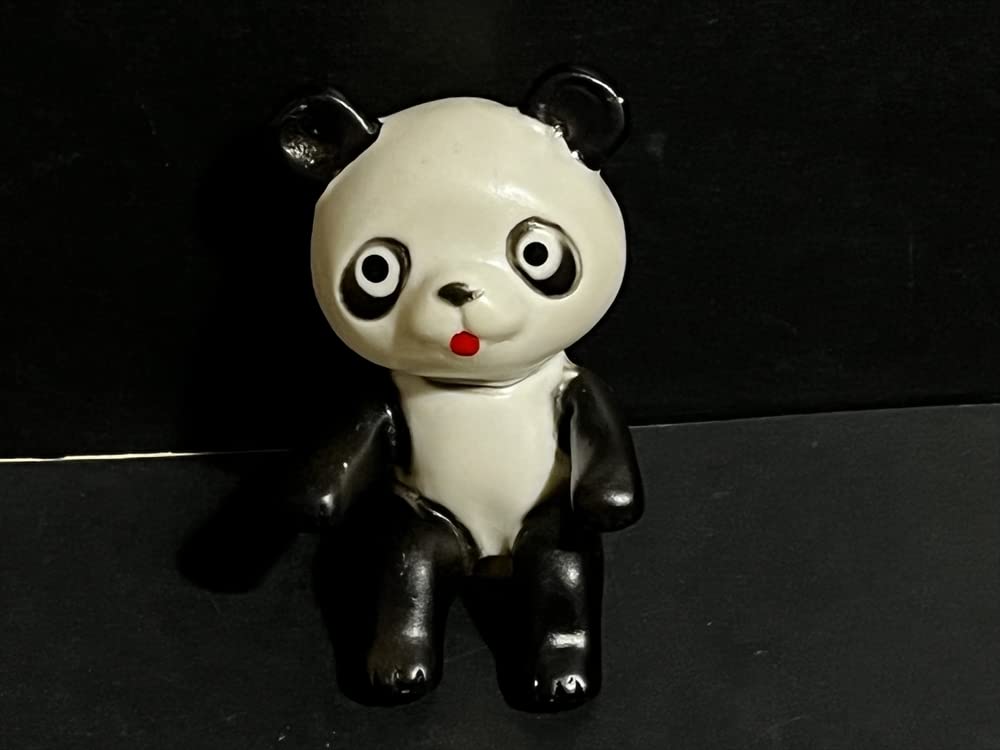Amazon.co.jp: 昭和 レトロ パンダ ソフビ 人形 上野動物園 当時