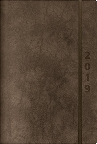 ReLeather Daily anthrazit 313819 2019: Terminplaner groß. DIN A5 Termin-kalender mit Vintage-leder ReLeather Daily anthrazit 313819 2019: Terminplaner groß. DIN A5 Termin-kalender mit Vintage-leder