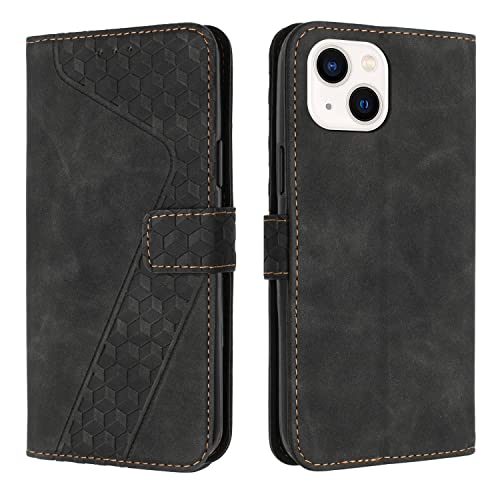 Étui portefeuille iPhone 15 Plus antichoc avec rabat magnétique et béquille vidéo