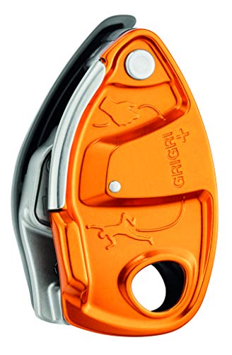 PETZL Orange GRIGRI + Plus Climbing Belay Device