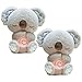 Jade Plushies, Jade Sleepy Otter, Breathing Stuffed Animal for Adults, with Music Gentle Lights and Rhythmic Breathing Motion Anxiety Relief Portable Plush Sound Machine Machine Washable (D)