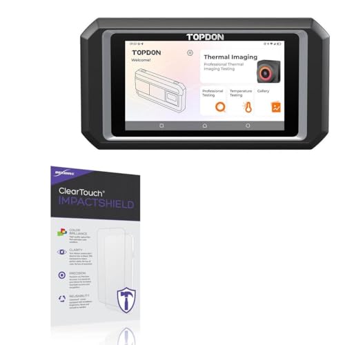 BoxWave Screen Protector Compatible With Topdon TC003 - ClearTouch ImpactShield (2-Pack), Impenetrable Screen Protector Flexible Film