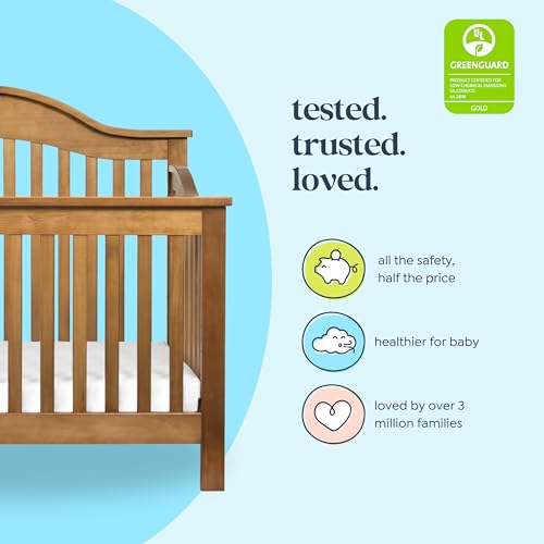 Image of DaVinci Jayden 4-in-1 Convertible Crib, GREENGUARD Certified, Chestnut