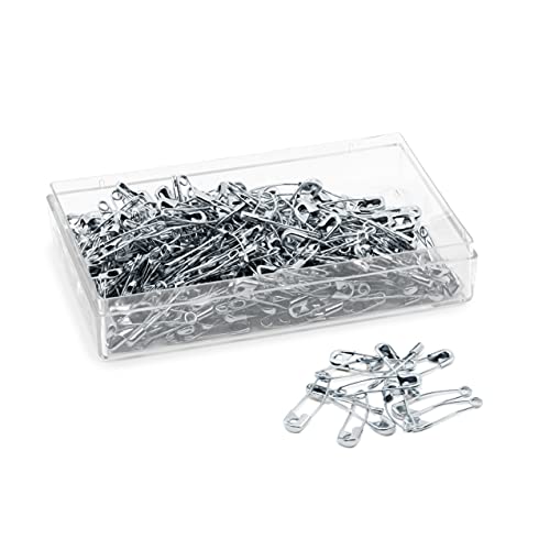 Dritz Quilting 3032 Curved Safety Pins For Large Projects, Bonus Pack, Size 1, Nickel, 300 Count #TOP4