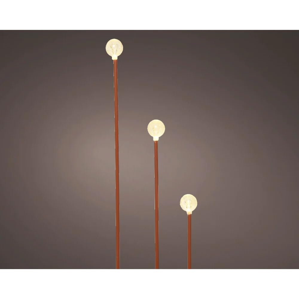 Kaemingk Lumineo 58cm Rust Battery Operated LED Globe Stake Light