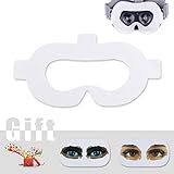 AMVR VR Face Cover Pad Cotton Non-woven Fabric Disposable Hygiene Mask Sponge Mat with Magic Sticks for Oculus Go (50 pcs)