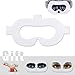 AMVR VR Face Cover Pad Cotton Non-woven Fabric Disposable Hygiene Mask Sponge Mat with Magic Sticks for Oculus Go (50 pcs)