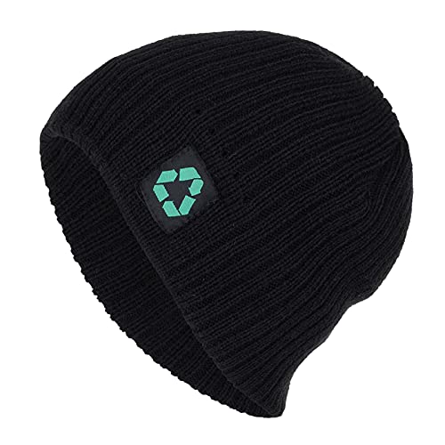 AMDOLE Imprimir neutral sombrero de punto al aire libre cálido invierno lana gorras gorra de béisbol gorra snapback negro