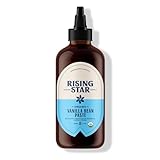 Rising Star Organic Vanilla Bean Paste, 8 oz (1 Ct) – Organic Madagascar Bourbon Bean Paste for Baking & Desserts, Non-GMO, Vegan, Gluten-Free, Kosher, Easy Squeeze Bottle