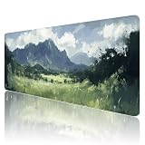 Tappetino per Mouse Da Gaming rosa Tappetino Mouse Grande XXl 800 x 400 x3mm Office Mousepad blu Controllo Preciso Del Mouse Migliora La Velocità E la Precisione Tappetino Da Scrivania R955