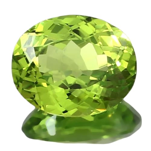 Saphir vert 11x9mm, pierre gemme à facettes pour fabriquer vos bagues et colliers DIY
