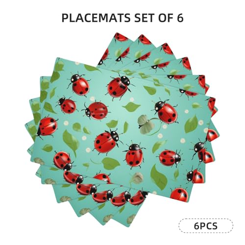 Sets de table en imitation lin lavables pour protéger votre table des taches - 3