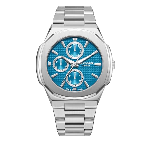 Image of Lee Cooper Multifunction Blue Round Dial Men's Watch - LC08047.390
