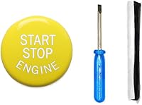 Vista 6 de GZYF 1 pcs Yellow Start Push Button Cover Trim for BMW E Chassis 1 3 5 Series X1 X3 X5 X6 Z4