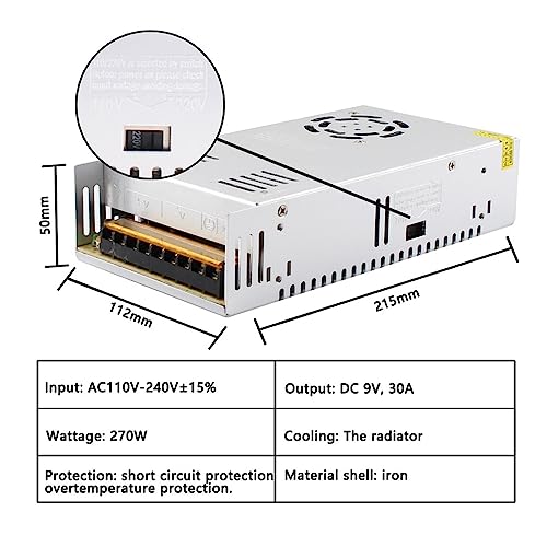 Transformer 18V 20A CA a CC convertidor de fuente de alimentación lineal de alta potencia 6