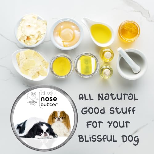 Image of The Blissful Dog Japanese Chin Nose Butter, Versatile Dog Nose Balm for Dry Nose, Handcrafted Nose Moisturizer, Easy-to-Apply Dog Essentials, Unscented, 1 oz.
