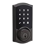 Kwikset 99160-009 SmartCode ZigBee Touchscreen Smart Lock Featuring SmartKey, Venetian Bronze, Works with Alexa