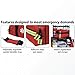 First Aid Only 91484 Basic First Aid Kit First Responder Bag with Bleed Control, 335 Pieces