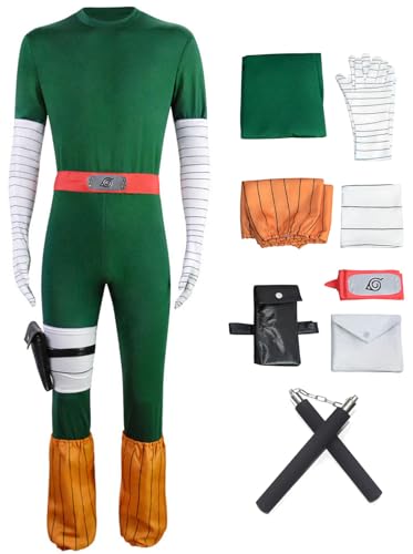 Déguisement Rock Lee Cosplay Homme - Costume Ninja Halloween