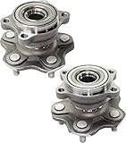 Evan-Fischer Rear Wheel Hub Set of 2 Compatible With 2003-2007 Infiniti G35, 2003-2009 Nissan 350Z 5 Lugs Driver and Passenger Side
